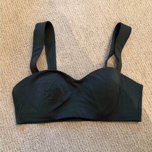 lululemon athletica Rainforest Green Sweetheart Neckline Soft Foam Bra small
